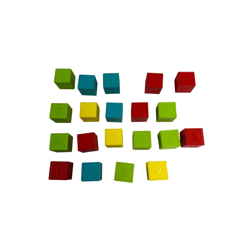 Tupperware Tuppertoys Busy Blocks Lot of 20 Linking Connecting ABC Alphabet
